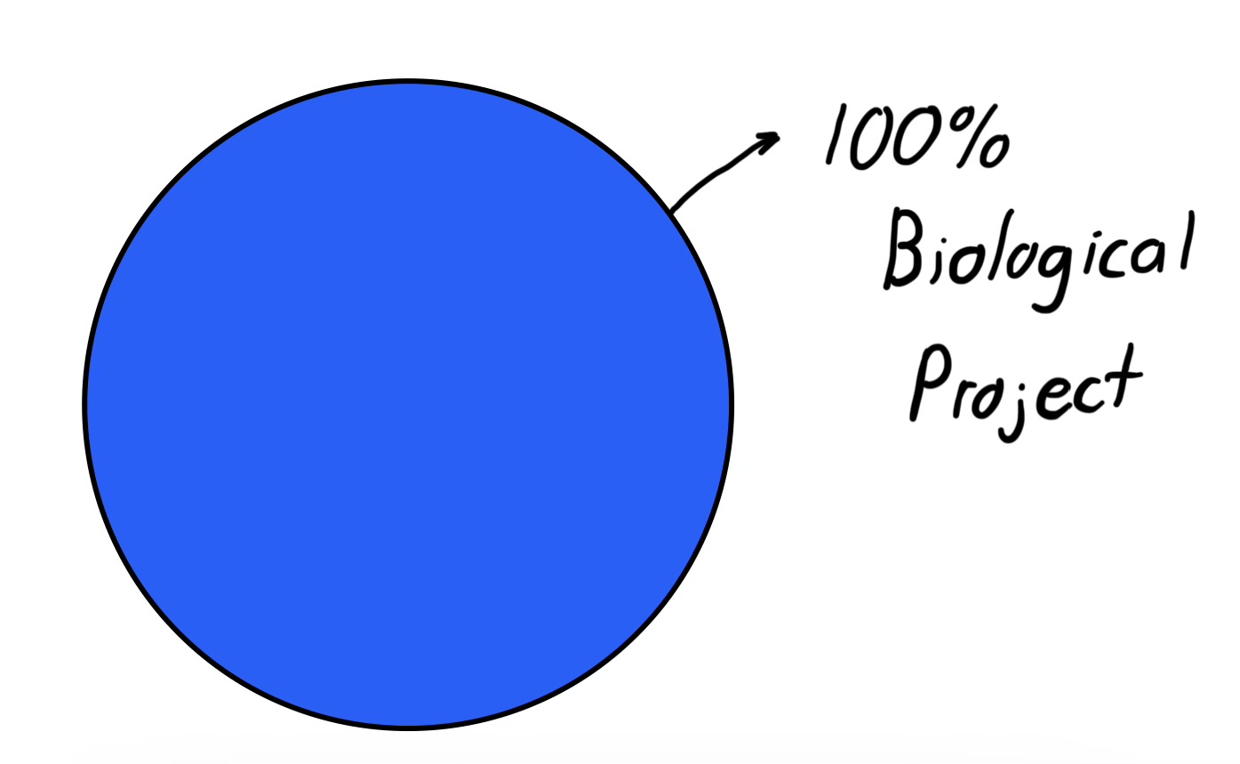 Biological pie chart
